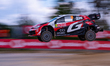 Takamoto Katsuta and Aaron Johnston from Toyota Gazoo Racing WRT compete in their Toyota G...