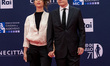 Dalal Suleiman and Lino Musella attend the red carpet during the 71st David Di Donatello i...