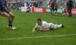 Bath player Will Muir scores a try during the Investec Champions Cup semifinal match again...