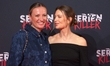 Amrei Haardt and Ania Niedeck are on the red carpet at the opening of the Serienkiller exh...