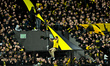 Penarol supporters cheer on their team during a Copa CONMEBOL Libertadores 2026 match betw...