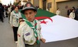 People participate in commemorations of the anniversary of the events in Setif in 1945, in...