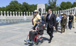 Friends of the National World War II Memorial hold the 81st V-E Day Anniversary commemorat...