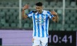 Davide Faraoni of Delfino Pescara 1936 celebrates a goal during the Serie BKT match betwee...