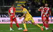 Ilario Monterisi of Frosinone Calcio celebrates after Alessio Castellini of Mantova 1911 s...