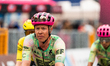 Pro cyclists finish the first stage of the 109th Giro d'Italia in Burgas, Bulgaria, on May...