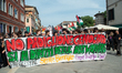 A pre-contest of a march against Israel's presence at the Venice Biennale takes place in V...