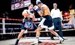 Mike Horn competes against Cristofer Torres during the Boxing Gladiators event at TopSport...