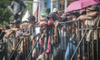 People watch the Indonesia's Horse Racing Piala Raja Mangkunegaran and Triple Crown Serie...