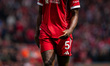 Liverpool's Ibrahima Konate is seen during the Premier League match between Liverpool and...