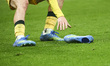 Alexis Saelemaekers in action during the Serie A match between AC Milan and Atalanta BC at...