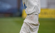 Zak Chappell performs a handstand during the County Championship Division Two match betwee...
