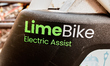 A Lime self-service bike is seen in Paris, France, on May 12, 2026. The electric bike star...