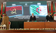 The President of the People's National Assembly (APN), Ibrahim Boughali (center), attends...