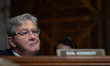 Sen. John Kennedy (R-LA) listens to testimony from leaders of federal law enforcement agen...