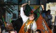 Chief Minister Suvendu Adhikari holds a rally in Kolkata, India, on May 13, 2026, to thank...