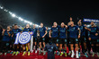 Inter FC players celebrate after winning the Coppa Italia Final football match against SS...