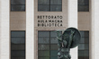 Pope Leo greets the faithful before departing from the Sapienza University of Rome. The st...