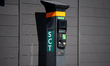 A parking meter for the Clean Transport Zone is seen in Krakow, Poland, on May 10, 2026. T...