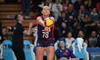 Massuel Camille of France participates in the Italy-France BPER test match at PalaIgor in...
