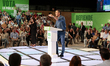 Pedro Sanchez, President of the Government of Spain, attends the closing campaign meeting...