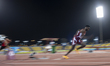 Ammar Ibrahim of Qatar competes in the men's 400 meters final at the 4th GCC Games Doha 20...