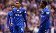 Chelsea players prepare for a corner during the Emirates FA Cup Final match between Chelse...