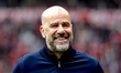 PSV Eindhoven coach Peter Bosz during the Dutch Vriendenloterij Eredivisie match between P...