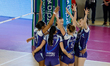 VolleyRo' Casal de Pazzi celebrates after scoring during the final match of the Youth Nati...