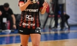 Larissa Nusser reacts during the Romania handball Liga game between Corona Brasov and Glor...