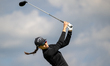 Roberta Liti of Italy plays from the tee on the 1st hole during the final round of the Amu...