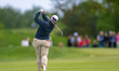 Aunchisa Utama of Thailand drives from the fairway of the 9th hole during the final round...