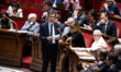 Jean Pierre Farandou, Minister of Labor and Solidarity, speaks during a session of questio...