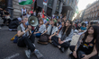 People gather for a second day of demonstrations in the center of Madrid, Spain, on May 19...