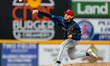R.J. Gordon of the Binghamton Rumble Ponies delivers a pitch during a Minor League Basebal...