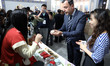 European Union Ambassador to Algeria, Diego Mellado Pascua, attends the 25th edition of th...