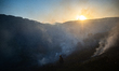 Firefighters battle the Sandy Fire in Simi Valley, California, on May 19, 2026. 