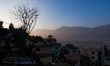 Crowded houses and hills are seen in the background of Kathmandu city, Nepal, on January 1...