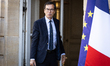 Jean Pierre Farandou, Minister of Labor and Solidarity, arrives for the French government...