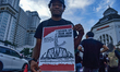 Activists and human rights defenders gather for a rally during the 111th ''Kamisan'' silen...