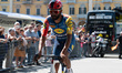GHEBREIGZABHIER Amanuel of Lidl-Trek at the start of the 13th stage of the Giro d'Italia 2...