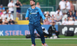 Jack Morley of Derbyshire Falcons bowls during the Vitality T20 Blast match between Derbys...