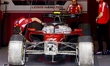 The pit box of Formula 1 driver Lewis Hamilton of Scuderia Ferrari HP during the Formula 1...