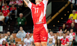 Sergiusz Serafin plays during a volleyball game between Poland and Ukraine in Katowice, Po...