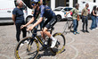 Christopher Harper of the Pinarello-Q36.5 Pro Cycling Team at the start of the 13th stage...