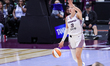Marina Mabrey gives instruction to her teammate during a Women's National Basketball Assoc...