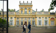 Visitors are seen at the Wilanow Palace in Warsaw, Poland on 06 January, 2026. The palace...