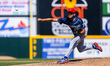 Saul Garcia of the Binghamton Rumble Ponies delivers a pitch during a Minor League Basebal...