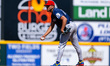 Saul Garcia of the Binghamton Rumble Ponies pitches during a Minor League Baseball game at...