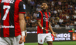 Christopher Nkunku in action during the Serie A match between AC Milan and Cagliari Calcio...